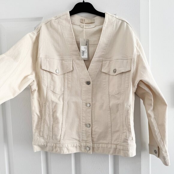 NWT Vanessa Bruno "Cooper" Jacket in Ivory, size Small - Picture 8 of 12